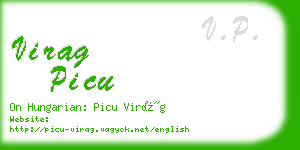 virag picu business card